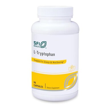 SFI Health Klaire Labs LTryptophan 2000 Milligrams Amino Acid Precursor to Serotonin Melatonin Mood Sleep Support 90 Capsules