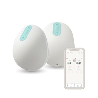 Willow 360 Wearable Breast Pump Hands Free Double Electric Breast Pump LeakProof inBra Design with Patented Latch Hospital Grade Suction AppControlled Includes 24mm Flanges 21mm Insert