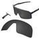 Glintbay 100 PreciseFit Replacement Sunglass Lenses Black Wicket for Oakley Sutro OO9406 Polarized Advanced Black