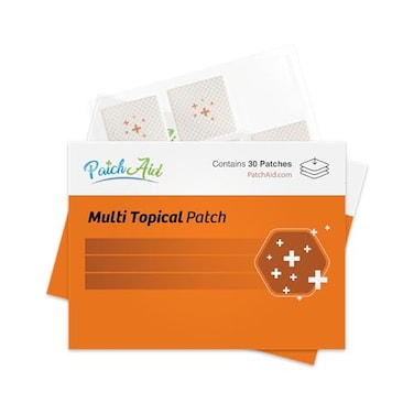 Patch Aid PatchAid Multi Plus Topical Patch Pack of 2 Daily Energy Wellness Support 27 Essential Vits Including Iron B12 and Calcium 8Hour Wear Slow Release 60 Day Supply