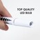 قلم تشخيصي LED من بريماكير DL9325 مزود بمقياس حدقة مطبوع، قابل لإعادة الاستخدام وخفيف الوزن، مناسب لطلاب التمريض والأطباء وفنيي الطوارئ الطبية، البطاريات متضمنة، لون أبيض