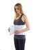 NYOrtho Abdominal Binder for Women Soft Belly Wrap for PostSurgery Recovery Swelling Hernia Core Support Plush Adjustable LatexFree Compression Belt 3 Panel 9 High Small 3045