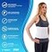 NYOrtho Abdominal Binder for Women Soft Belly Wrap for PostSurgery Recovery Swelling Hernia Core Support Plush Adjustable LatexFree Compression Belt 3 Panel 9 High Small 3045