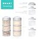 Termichy Stackable Formula Dispenser Portable Milk Powder Container 2 Pack Grey