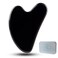 Ditind Gua Sha Facial Tools Black Obsidian Gua Sha Massage Tool Natural Jade Guasha Tool for Face and Body Skin Massage Gua Sha Set for SPA Acupuncture Therapy Trigger Point Treatment