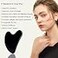 Ditind Gua Sha Facial Tools Black Obsidian Gua Sha Massage Tool Natural Jade Guasha Tool for Face and Body Skin Massage Gua Sha Set for SPA Acupuncture Therapy Trigger Point Treatment