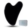 Ditind Gua Sha Facial Tools Black Obsidian Gua Sha Massage Tool Natural Jade Guasha Tool for Face and Body Skin Massage Gua Sha Set for SPA Acupuncture Therapy Trigger Point Treatment