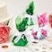 Juvale Twist Tie Bows 100 Count White 3 x 25 in Satin Ribbon PreTied Gift Bows Twist Ties for Cake Crafts
