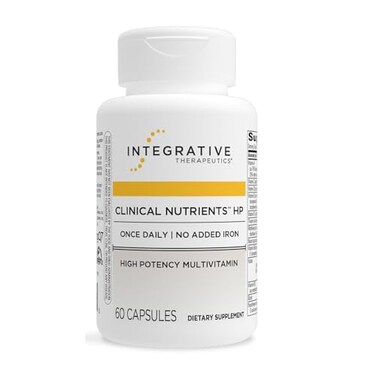 Integrative Therapeutics Clinical Nutrients HP Daily Multivitamin with Antioxidant Support No Added Iron Easy to Swallow 60 Count Pack of 1