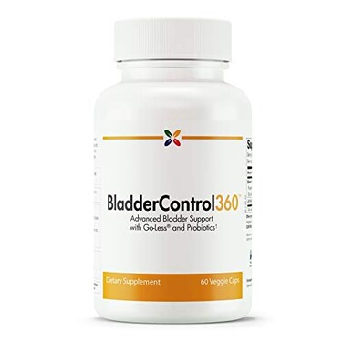 Stop Aging Now BladderControl360 Formula Bladder Control Support GoLess Probiotics Urinary Health Probiotic Supplement Lactobacillus Rhamnosus Pumpkin Seed Soy Germ Extracts 60 Vcaps