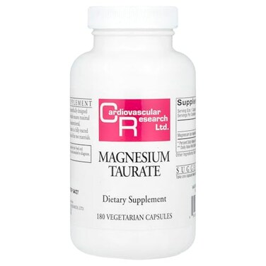 Cardiovascular Research Magnesium Taurate 125 mg Creamy White 180 Capsules MAGT2