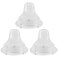 XUNICUTE Sippy Cup Nipples for Mam Baby Bottles Soft 100 Silicone Sippy Spout Nipples Variable Flow 6m 3 Count
