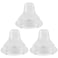 XUNICUTE Sippy Cup Nipples for Mam Baby Bottles Soft 100 Silicone Sippy Spout Nipples Variable Flow 6m 3 Count