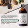 Triquetra Health Flora Biome Live Probiotic Prebiotic Postbiotic Organic LiveCulture 10 Probiotic Strains 18 Fermented Herbs Complete Gut Health Microbiome Optimizer 16 oz