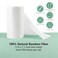 ALVABABY Diaper Liner for Baby Cloth Diapers 118x71 Inch Natural Soft Disposable Diaper Liners Fragrance Free Chlorine Free 100 Sheets