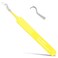 Cynamed Blackhead Tweezer Professional Curved Steel Tip Surgical Comedone Splinter Extractor Ideal Blemish Acne Remover Tool Means Flawless Facial Skin Yellow