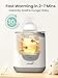 Grownsy Programmed NutriLocking Bottle Warmer for Breastmilk Formula Gray