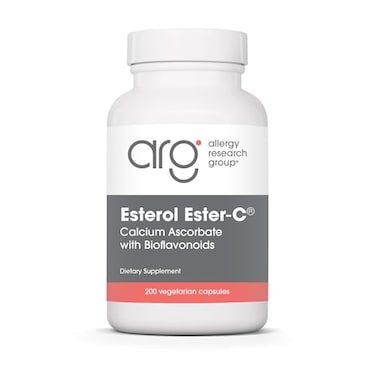 Allergy Research Group Esterol Ester C Delivers 135 g Vitamin C Buffered Vitamin C with Bioflavonoids Quercetin Immune Antioxidant Support 200 Servings 200 Capsules