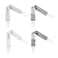 babygoal Baby Neutral Pacifier Clips 4 Pack Binky Paci Holder and Leash Fits for Most Pacifier and Binkies