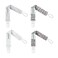 babygoal Baby Neutral Pacifier Clips 4 Pack Binky Paci Holder and Leash Fits for Most Pacifier and Binkies