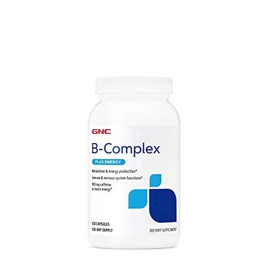 GNC BComplex Plus Energy Metabolism Energy Production 120 Count