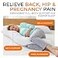 Cheer Collection L Shaped Body Pillow Down Alternative Full Body Pillow for Side Sleeper Pregnancy Neck and Shoulder Support Zippered Cover