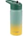 Skip Hop Insulated Stainless Steel Kids Water Bottle with Straw Holds 152 oz BPA Free Wander Ombr Green