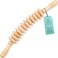 COZLOW Wooden Massage Roller Stick 12 Rollers Curved Wood Therapy Massage Tool for Body Sculpting Fascia Release Lymphatic Drainage Maderotherapy Helps Reduce Cellulite Appearance