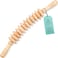 COZLOW Wooden Massage Roller Stick 12 Rollers Curved Wood Therapy Massage Tool for Body Sculpting Fascia Release Lymphatic Drainage Maderotherapy Helps Reduce Cellulite Appearance