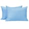 NTBAY Zippered Toddler Pillowcases Set of 2 100 Brushed Microfiber 13x18 Pillowcases Super Soft and Cozy Travel Kids Nursery Pillow Cases 13x18 Inches Sky Blue