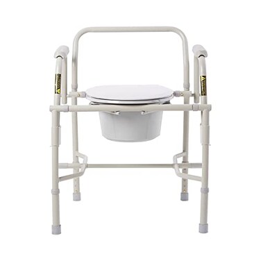 Drive Medical K D Deluxe Steel DropArm Commode Tool Free