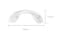BEHLINE 5PCS Eyeglasses Nose Pads Glasses Bridge StrapSaddle BridgeSoft Silicone AntiSlip Replacement NosepadsScrewin Eyeglasses Nose Piece for Eye Glasses Sunglass Eyewear Repair LargeAdult