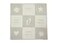 بطانية استقبال Barefoot Dreams CozyChic Cuddle بلون كريمي حجري مقاس 30x30