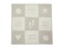 بطانية استقبال Barefoot Dreams CozyChic Cuddle بلون كريمي حجري مقاس 30x30