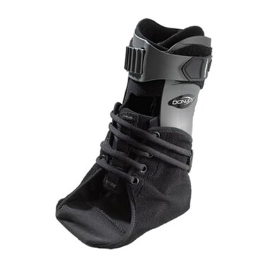 Donjoy Velocity Ankle Brace Large Wide Calf Right Extra Support Black