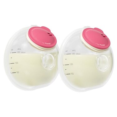 Phanpy Wearable Breast Pump Milk Collector Cup S2 Original Phanpy Breast Pump Replacement Accessories 24 mm Flange and 20mm Insert Included 12 oz 360 ml 2 Piece
