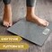 ميزان حمام INEVIFIT، ميزان رقمي عالي الدقة لقياس وزن الجسم حتى 400 رطل، مزود ببطاريات.