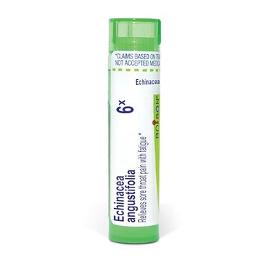 Boiron Echinacea 6X for Sore Throat Pain with Fatigue 80 Pellets