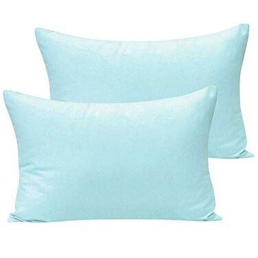 NTBAY Microfiber Toddler Pillowcases with Envelope Closure 2 Pack 100 Brushed Microfiber Super Soft Travel Kids Nursery Pillow Cases 14x20 Fits Pillows Sized 12x16 13x18 14x19 Aqua
