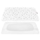 Moonsea Pack and Play Sheet Quilted Breathable Thick Playpen Lovely Print Cover 39275 Compatible with Graco Portable Mini Cribs Suitable for Yards and Foldable Mattress Pack and Play Pad White Star