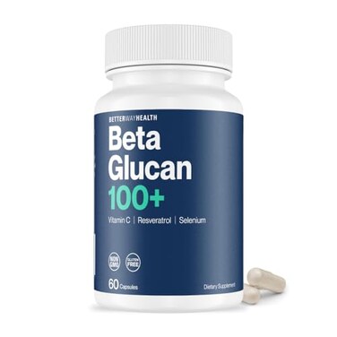 Better Way Health Advanced Immune Readiness 1316 Beta Glucan with Vitamin C Selenium Resveratrol Immune Support Supplement for NK Cells Phagocytosis 60 Capsules