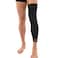 Copper Compression Leg Compression Sleeve Copper Infused Knee Stabilizer Brace for Running Meniscus Tear ACL MCL Arthritis Joint Pain Relief Thigh Calf Support for Men Women Black XL