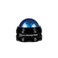 Core Products Omni Massage Ball Manual Roller Massager for Self Massage Therapy Tool Black Cap Blue
