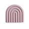 mushie Silicone Baby Teether Toy Rainbow Mauve