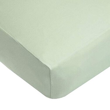 American Baby Company Cotton Fitted Crib Sheet 52x28 Celery