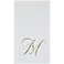 Gift Boutique M Monogram Guest Napkins 100 Pack Initial Letter Personalized Napkins Paper Disposable Bathroom Towels Wedding Party Table Decor Supplies