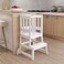 Dream On Me 2in1 Funtastic Toddler Tower Kitchen Step Stool White