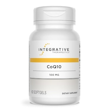 Integrative Therapeutics CoQ10 100mg Cellular Energy Heart Brain Health Support Supplement for Adults 60 Softgels 60 Servings