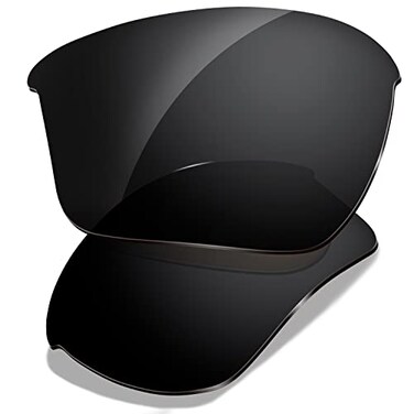 Dynamix Polarized Replacement Lenses for Oakley Half Jacket 20 XL Easy To Install Fit Perfectly Solid Black