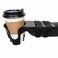 The Nearly Wheelchair Cup Holder for Armrests Nearly Universal OH for Power Chairs Mobility Scooters Stadium Seats NoClamp Adjustable StrapOn Drink Holder Removable Beverage Holder Black